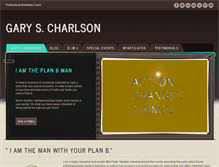 Tablet Screenshot of garycharlson.com